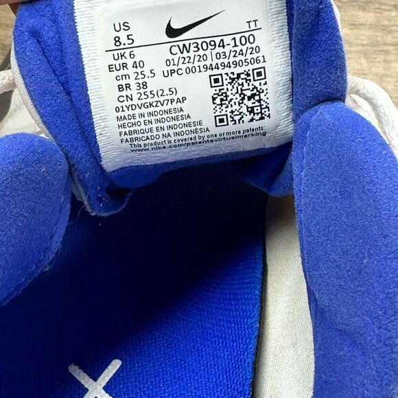 Nike~Women’s~Air Max 270 React Pink/Blue Sneakers(CW3094-100)~Size 8.5 - Picture 8 of 8